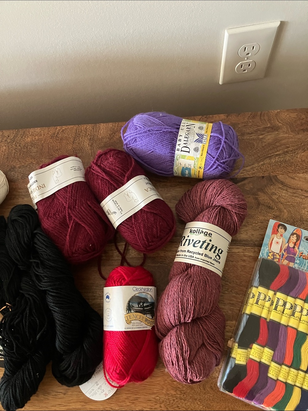Random lot of yarn for knitting and or crocheting